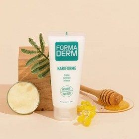 Formaderm - Crème Kariforme - Crème Peaux Sèches - Nourrit, Hydrate, Répare et protège - Crème aux Actifs Naturels - Fabricat