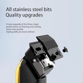 Ensemble de tondeuse et de toilettage pour homme – Ensemble tondeuse et tondeuse professionnelle pour homme, tondeuse sans fi