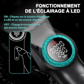 VGR 977 Tondeuse Professionnelle pour Hommes, Tondeuse à Lame T de 8000 tr/min, Tondeuse de Barbier Sans Fil à Zero Gap, Tond