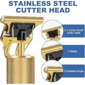 Tondeuse à cheveux pour homme, tondeuse électrique sans fil rechargeable pour barbiers et maison, kit de coupe de cheveux USB