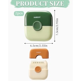 KGDUYC 2 Pcs 2 en 1 Peigne à cheveux pour femmes, coupe et coiffe les cheveux fins et épais. Idéal pour le coiffage manuel