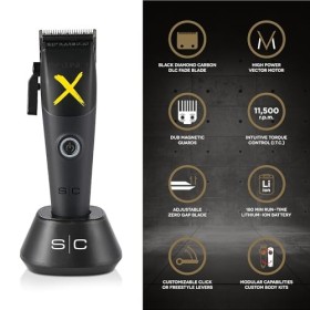 Tondeuse à Cheveux Professionnelle Homme Stylecraft Instinct X Clipper by Gamma Più, Clipper avec Contrôle Direct du Couple, 