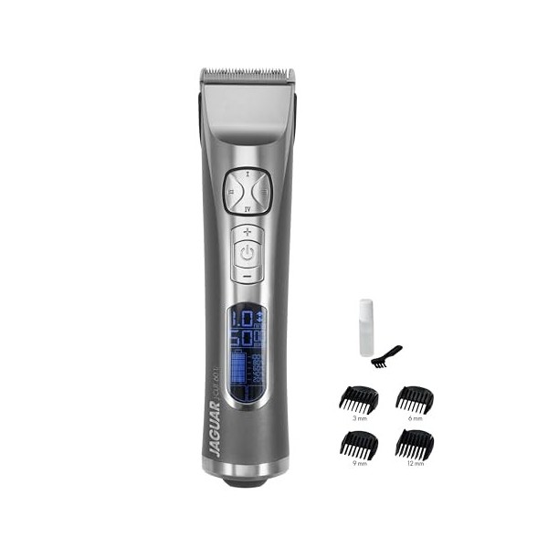 JAGUAR Tondeuse à cheveux J-CUT 60 Li | Clipper avec batterie lithium-ion 2-way | peignes à monter inclus | du professionnel 