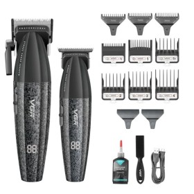 VGR Tondeuse à cheveux sans fil pour homme – Combo professionnel de barbier 9000 tr/min – Machine de coupe de cheveux pour ho