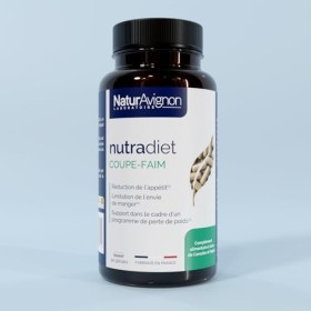 Naturavignon Nutradiet Coupe Faim | Caroube + Nopal | Coupe faim puissant et efficace | Perte de poids rapide et efficace | M