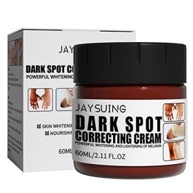 Crème Noire Douce Pour La Peau, 60ml Crème Éclaircissante, Crème Nourrissante Anti-taches Pour Les Aisselles, Le Cou, Les Ais