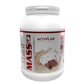 Activlab Mass Up 2kg | pot 2000g | 20 portions | goût chocolat | gainer | concentré de protéines de lactosérum | composition 