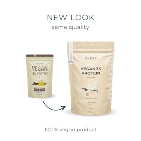 Nutri + Poudre de protéine végétalienne Matcha Latte 1 kg - 80% de protéines - Poudre de protéine 3k - Poudre de protéine 100