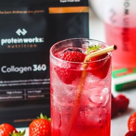 Protein Works - Collagène 360, supplément en poudre, types I et III, riche en protéines, Summer Berry Burst, 480 g, 32 portio