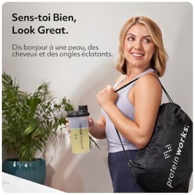 Protein Works - Collagène 360, supplément en poudre, types I et III, riche en protéines, sans saveur et naturel, 480 g, 32 po