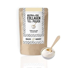 Poudre de collagène - Haute biodisponibilité - Hydrolysat de collagène bioactif - Peptides de type 1-3 - Solubilité parfaite 