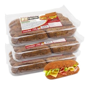 Keto Protein Bestdiet - Panecillos Proteicos Keto, Bajos en Azúcar, Alto en Fibra y Proteínas, Saciantes y Quemagrasas, con T