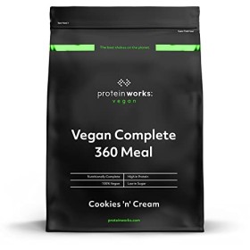 Repas Complet 360 Vegan | Cookies Crème | Nutritionnellement équilibré | 100% vegan | Repas rapide et abordable | THE PROTEIN