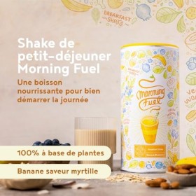 Vegan Proteine en Poudre [600g] | Banane/Myrtille | 8g Protein | Protéine Powder de Riz, Pois, Graines de Tournesol + B12 & B