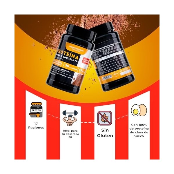 Protéine dœuf saveur chocolat pot 510 g - SRD SPORT NUTRITION INSTANT FIT