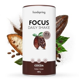 foodspring - Poudre de protéines Daily Shake Focus - 20g de protéines par shake - Protéines de lait avec vitamines et minérau