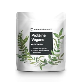Protéine Végane – poudre de protéines végane au goût vanille – 1 kg – hautement dosé : 67% de protéines de pois, tournesol et