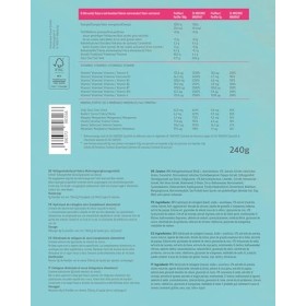 ZUCKERFREIlich Poudre de collagène coco 240g sans sucre, collagène avec vitamines, protéines sans sucre et oligo-éléments, ha