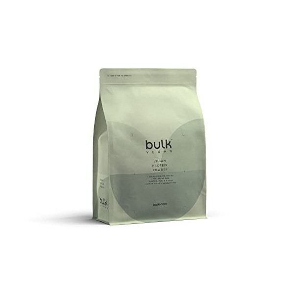 Bulk Protéine Vegan en Poudre, Shake protéiné végétal, Caramel Latte, 1 kg