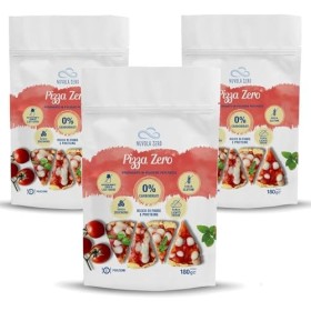 Nuvola Zero - Mélange en Poudre pour Pizza Protéinée, 540 x 6 Pizzas Keto, Sans Glucides, Sans Levure, Sans Gluten, Sans Lact
