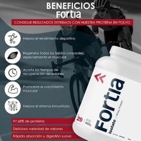 Fortia Protéines isolates 100 % + Shaker inclus | Protéine isolée 1,8 kg | Whey Protein Isolate - Protéines pour masse muscul
