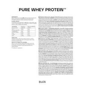 Bulk Protéine Whey en Poudre, Gâteau Forêt-Noire, 1 kg, 33 Portions