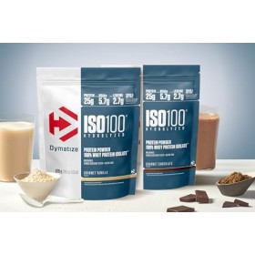 Dymatize ISO 100 Hydrolyzed Gourmet Vanilla 570g Whey Protein Hydrolysat + Isolat