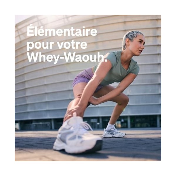 Protéine Whey en poudre – Neutre – 1kg – 25g de protéines par portion – pour votre construction musculaire, hautement dosé – 