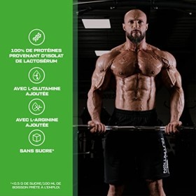 Scitec Nutrition 100% Whey Isolate - Pure Protein Power avec BCAAs - Glutamine & Arginine - Formule sans sucre ni gluten, 2 k