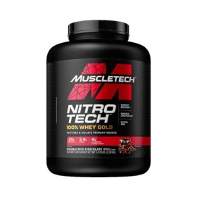 MuscleTech Nitro-Tech 100% Whey Gold, Double Rich Chocolate EAN 631656256369 - 2270g