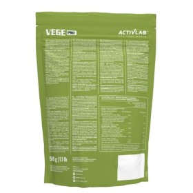 Activlab VEGE PRO 500g Poudre | Goût Biscuit | Shake Protéiné pour la Construction Musculaire | Isolat de Soja, Protéine de P