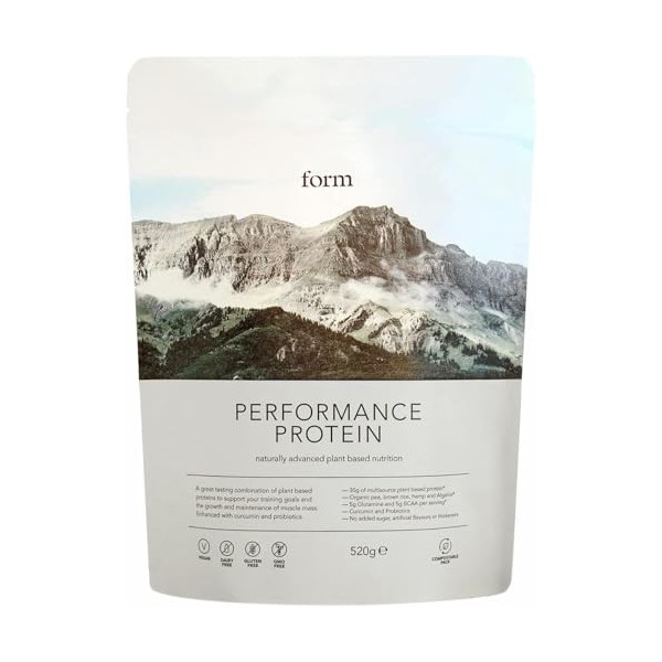 Protéine Performance de Form Poudre de proteine vegetale - Vegan Protein Powder avec des BCAA et des enzymes digestives, parf