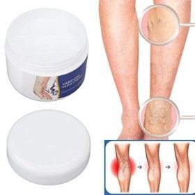 La Crème pour Varices Favorise La Circulation Sanguine Hydratante Apaisante Soulage La Douleur pour Hommes Femmes 50 G/1,8 Oz