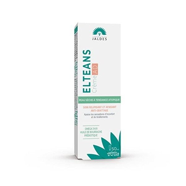 ELTEANS AD EX-Sensitive Crème Visage et Corps 50ml | Pour Hydrater et Apaiser les Peaux Sensibles à Atopiques | Composée à 