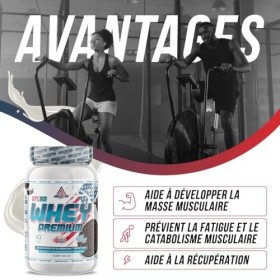 AS American Suplement | Premium Proteine whey | Boisson protéinée | Prisse de Masse Musculaire | Protéine Pure WPC80 | L-Glut