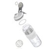PZMLOASN Bouteille shaker pour mélanges protéinés - Pour boissons protéinées super crémeuses - 650 ml - Durable, étanche - Bl