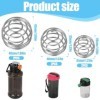 IKOPFLN 6 pièces melangeur Anti grumeaux biberon,Shaker proteine INOX,pour Petites Bouteilles deau 31/40/48 cm