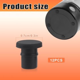 Lot de 12 Bouchons Antidérapants de Rechange pour Shaker à Protéines Électrique VOLTRX 24 oz, Bouchon Antidérapant en Silicon