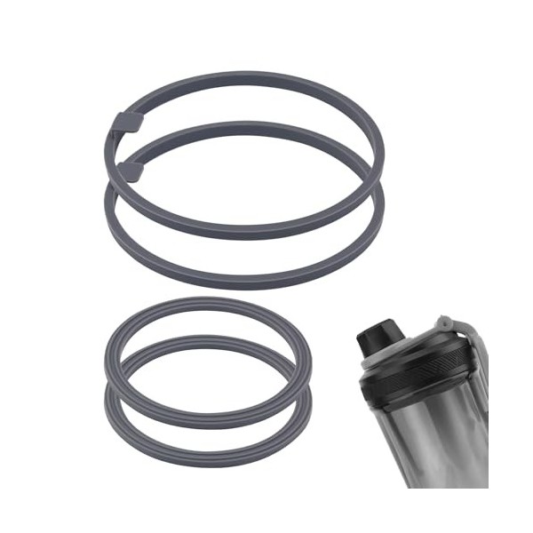 Lot de 4 Joints de Rechange pour Shaker à Protéines Électrique VOLTRX 24 oz, Joints dÉtanchéité en Silicone Pièces dÉtanché