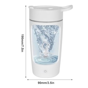 Shaker Bouteille pour Shakes, 650ML Shaker Tasse USB, Électrique Protéine Shaker, Bouteille Shaker, Shaker Bottle, Shaker Élé