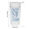 Shaker Bouteille pour Shakes, 650ML Shaker Tasse USB, Électrique Protéine Shaker, Bouteille Shaker, Shaker Bottle, Shaker Élé