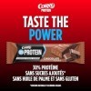 Corny Protein - Barres protéinées au chocolat, 30% protéines, 0% de sucres ajoutés, Pack de 18x50g, Taste the Power