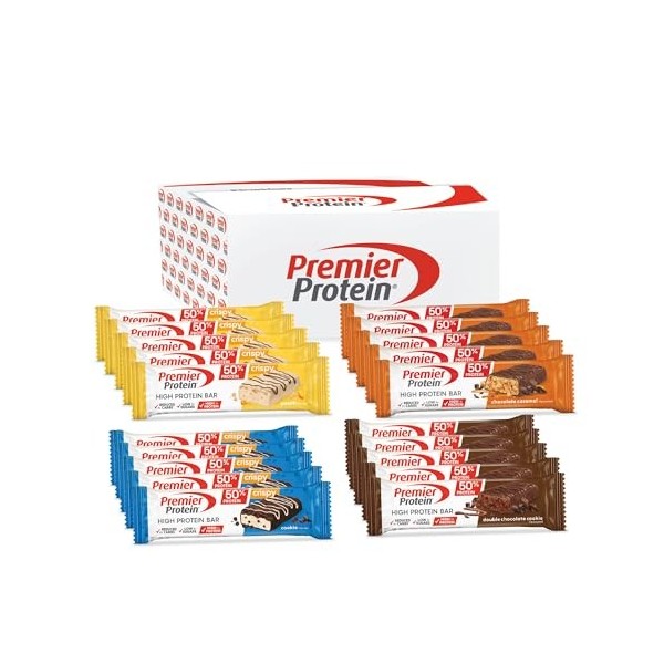 Premier Protein - High Protein Bar 50% - Multiflavourbox - 20x40g