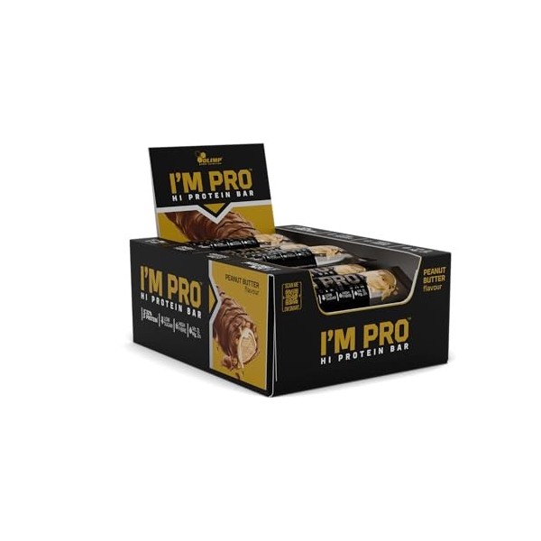 Olimp Im Pro Protein Bar Peanut Butter 15 x 40 g