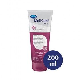 MoliCare Skin - Crème à l’Oxyde de Zinc Pour Protéger la Peau des Parties Intimes Irritées - pH Neutre à la Peau - 200 ml