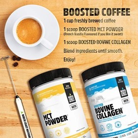 North Coast Naturals Boosted Bovine Collagen peptides – Grass Fed Certified – Clinically-Proven for Joint Bone and Skin Healt