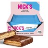 NICKS Barre protéinée Sans Sucres Ajoutés, Gaufrettes proteinées, Biscuits Sans Sucres Ajoutés Lowcarb, Sans Gluten | 25% de 