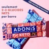 Assortiment de Barres Adonis Keto aux Fruits à Coque 16 Barres de 35g | Végétalien et Keto l 100% Naturel l Sans Gluten, Sa