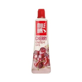 MULEBAR - Boite De 24 Gels Energétiques - Cerise - Antioxydant - Vitamines Et Minéraux - 2EN1 - Gel Pur Ou Dilué - Facile À D