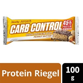 Body Attack Carb Control - Barre proteine sans sucre 100 g, low carb - Riche en protéines, Barre whey protéine, également dis